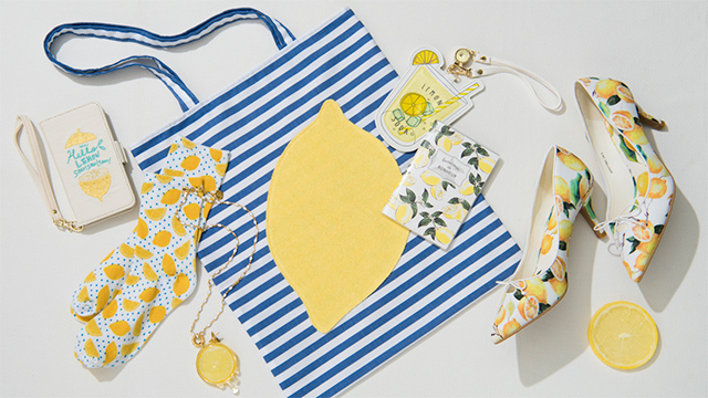 レモンがいっぱい!レモンアイテムで夏のオシャレに遊び心をプラス♪