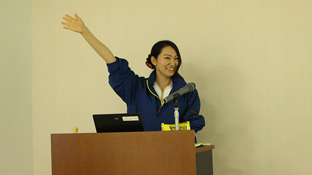 ポッカサッポロ フード&ビバレッジ研究開発本部の高岡なつみさん
