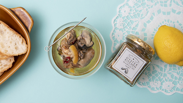 牡蠣と広島レモンのアヒージョ 小瓶