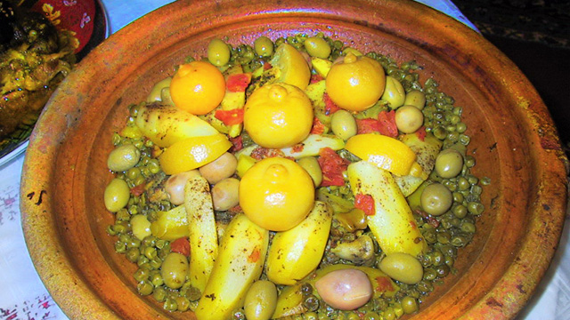 モロッコ豆料理