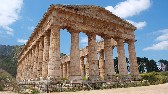 セジェスタ ギリシャ神殿